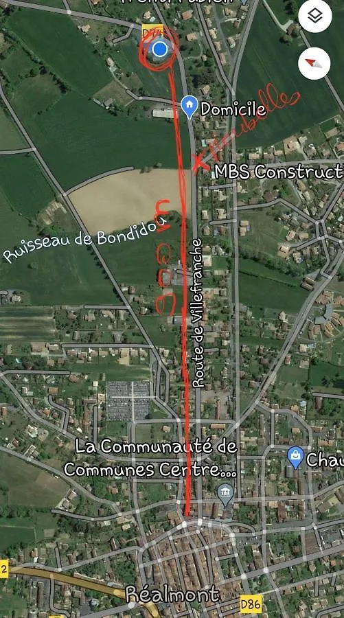 T1 Dans Maison Au Calme Réalmont France